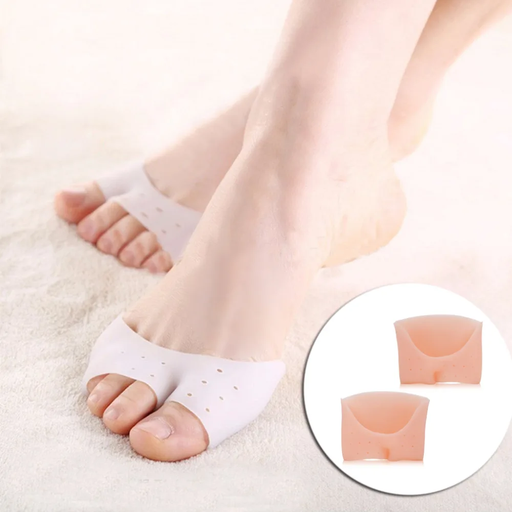 EYKOSI модные силиконовые гелевые половинчатые рукава для ухода за ногами эластичные подушечки для облегчения боли для мужчин и женщин