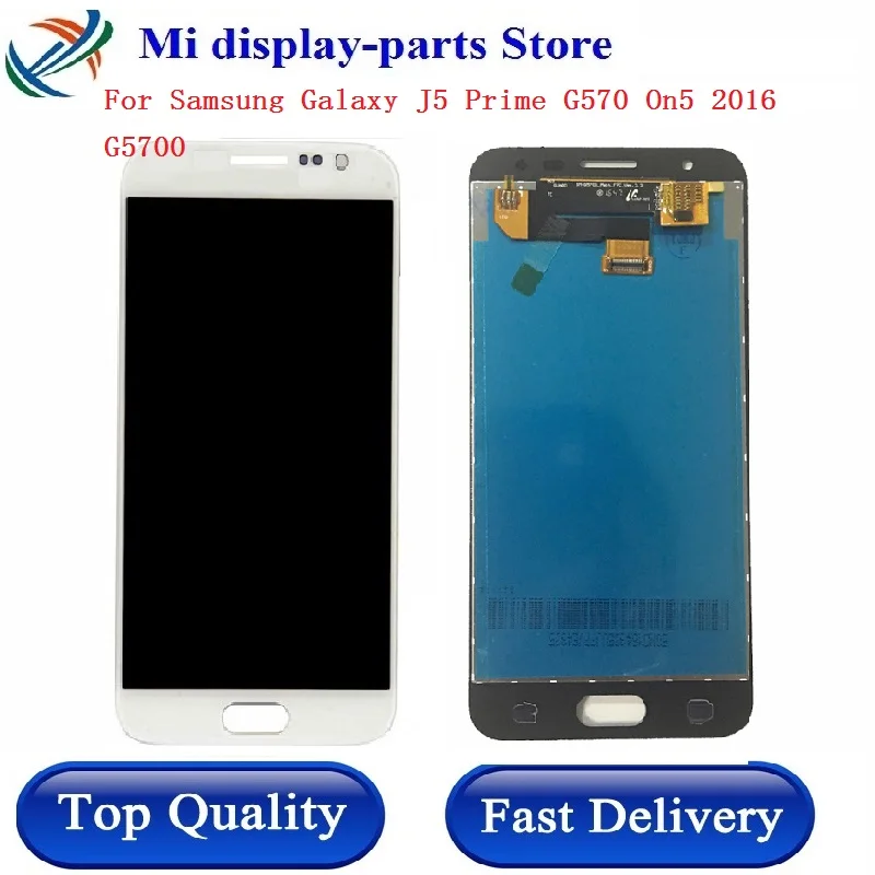 

J5 Lcd For Samsung Galaxy J5 Prime G570F G570 SM-G570F New AMOLED LCD Display With Touch Screen Digitizer Assembly5.0''