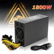 Power Supply for Server 1800W Miner Machine Power Supply For 6 GPU ETH BTC Ethereum Antminer S7 S9 T9 for Mining