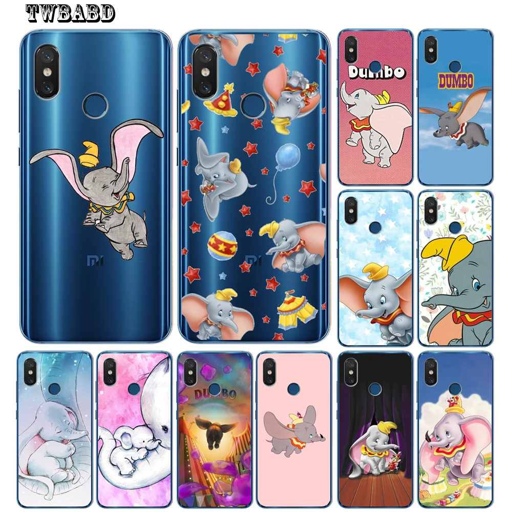 

Cute Dumbo Soft Silicone Case For Xiaomi Redmi 4X 4A 5A 5 Plus Note 7 4X 5A 5 6 Pro 6 6A 6Pro Xiaomi 5X 6X 8 A2 Lite Etui