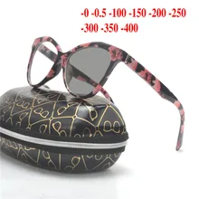 Женские солнцезащитные фотохромные готовые очки для близорукости, фоточувствительные очки хамелеон с антибликовым покрытием, меняющие цвет, рецептурные линзы, очки NX