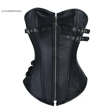Женский Готический корсет Charmian в стиле стимпанк сексуальные