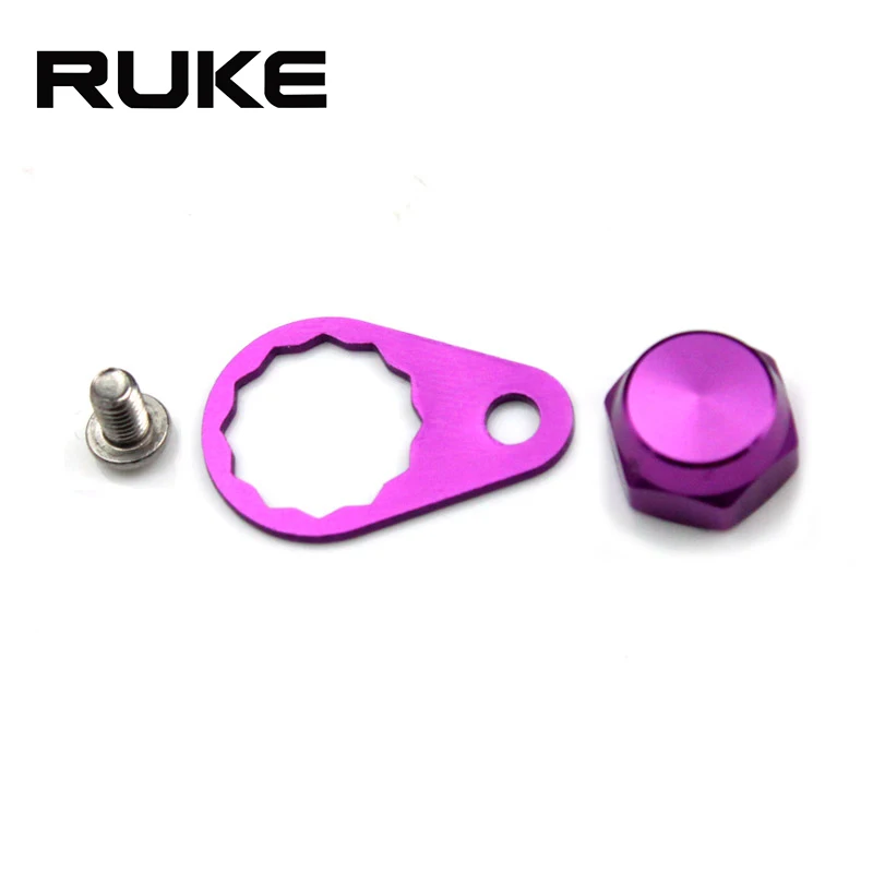 RUKE Crank Nut and Screw and Plate for fishing reel, Left Handle