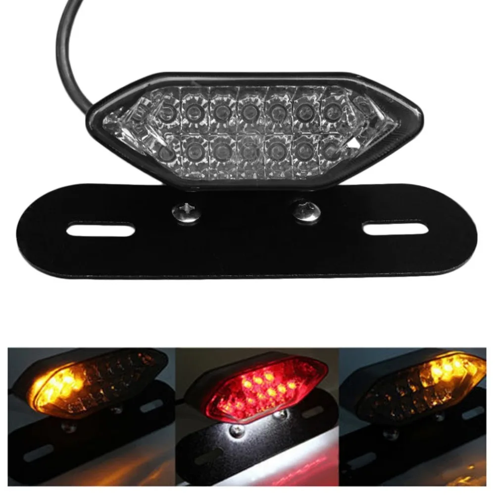 

12V Motorcycle Taillight Brake Light Led Bulb Car Cruiser Parking Reverse Light Vintage Car Modification Accessory