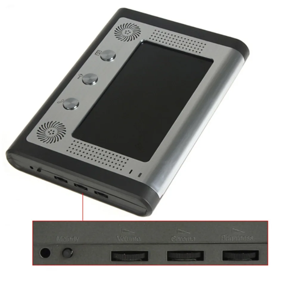 7inch wired video phone indoor intercom intercom Electric lockcontrol Building intercom equipment Infrared night vision function
