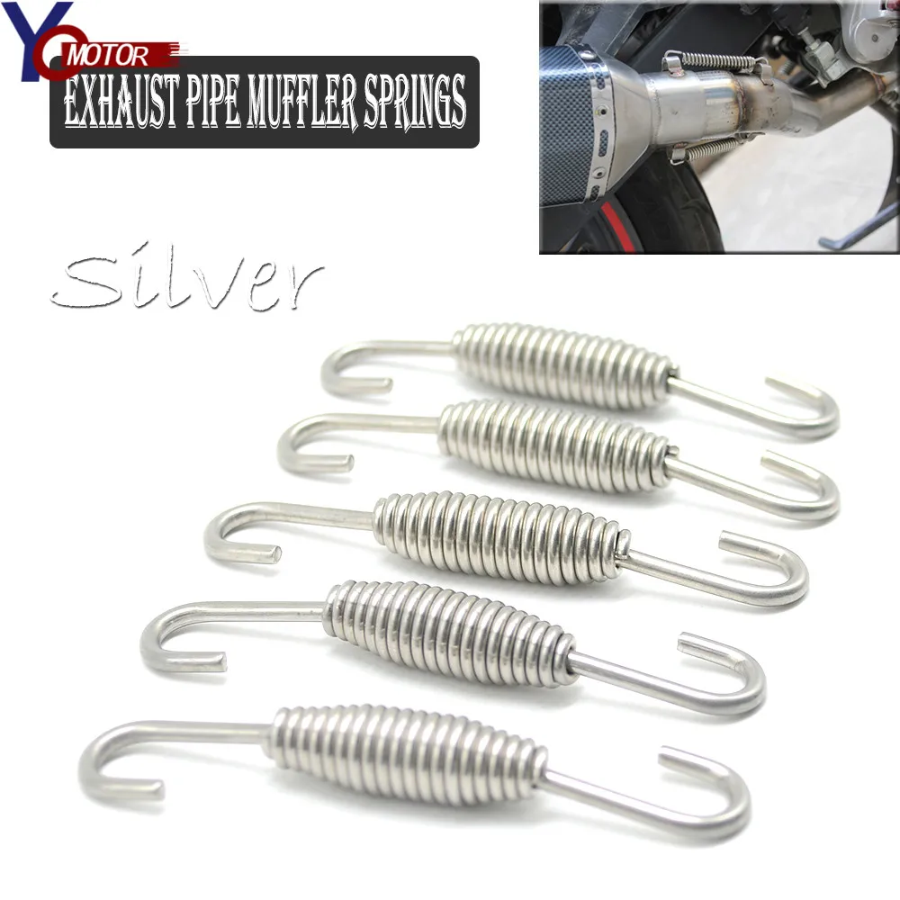 

Motorcycle Exhaust Pipe Muffler Spring Universal FOR KAWASAKI VERSYS 650cc ZG1000 NINJA 650R/ER6F ER6N HONDA GROM/MSX125 ST 1300