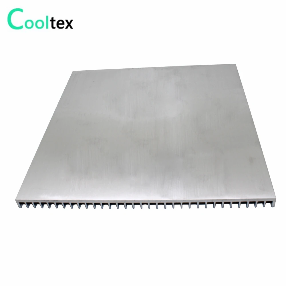Radiador de Calor de Alumínio 200x195x10 mm Diy Dissipador de Calor Radiador para Led Energia Eletrônica Transistor Refrigeração - Imagem 3