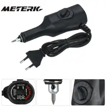 Электрический Гравировка ручка плоттер для Ювелирные изделия из металла керамика пластик дерево 5 Скорость Мини электрическая маркировочная ручка