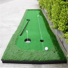 Комплект для мини-гольфа Крытый Паттер тренировочный одеяло набор мини гольф зелени коврик