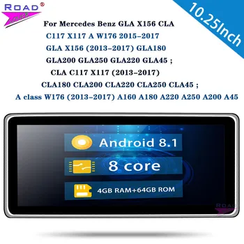 

Car Radio Android 8.1 For Benz GLC / V Class 2015-2017 C Class W205 C63 X253 Stereo 10.25'' Head Unit 8 Core Auto Car Autoradio