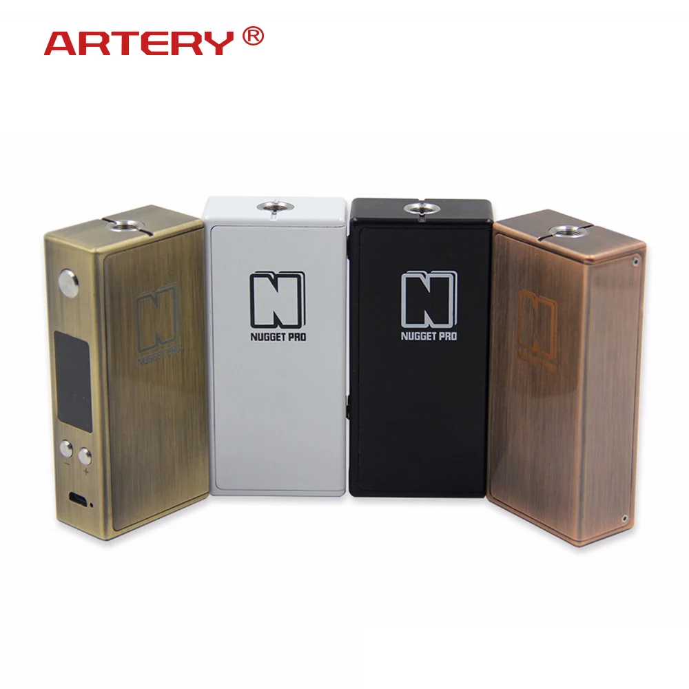 

E Cigarette Artery Nugget Pro 80W TC Box Mod 3300mah Internal Battery 510 Thread Vape Mod