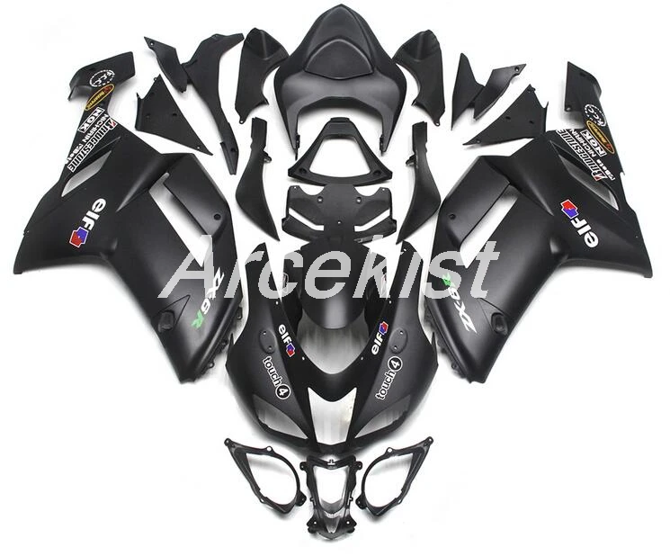 

High Quality New Abs Fairings Kit Fit for kawasaki Ninja ZX6R 636 2007 2008 07 08 6R ZX-6R Bodywork set Free Custom black matte