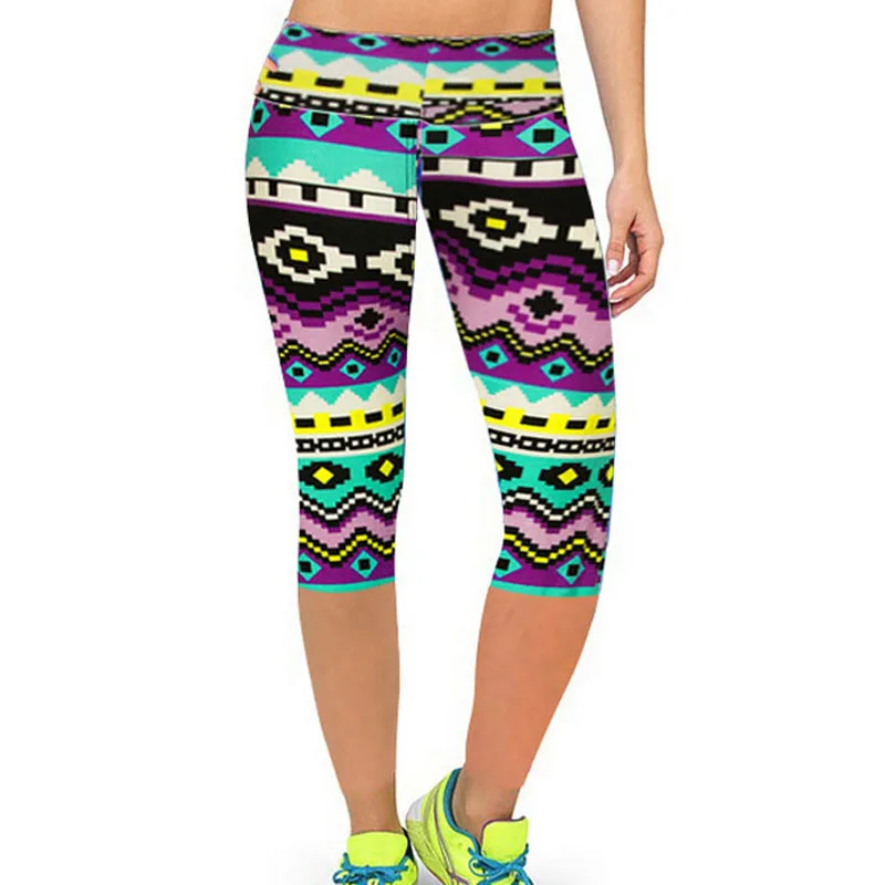 TOIVOTUKSIA Leggings for Women Capris Leggins High Waist Exercise Female Elastic Stretchy Leggings Slim Trousers M-XXL