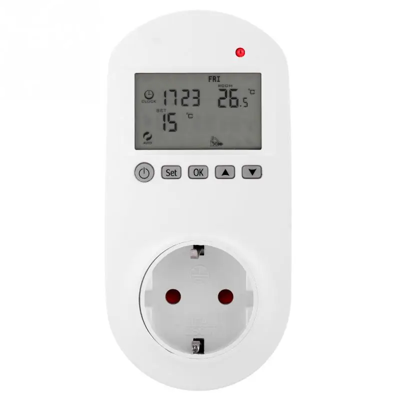 

Heating Thermostat HY02TPR Wireless Socket Digital Heating Thermostat Temperature Controller (EU Plug200-240V) Hot Top Quality