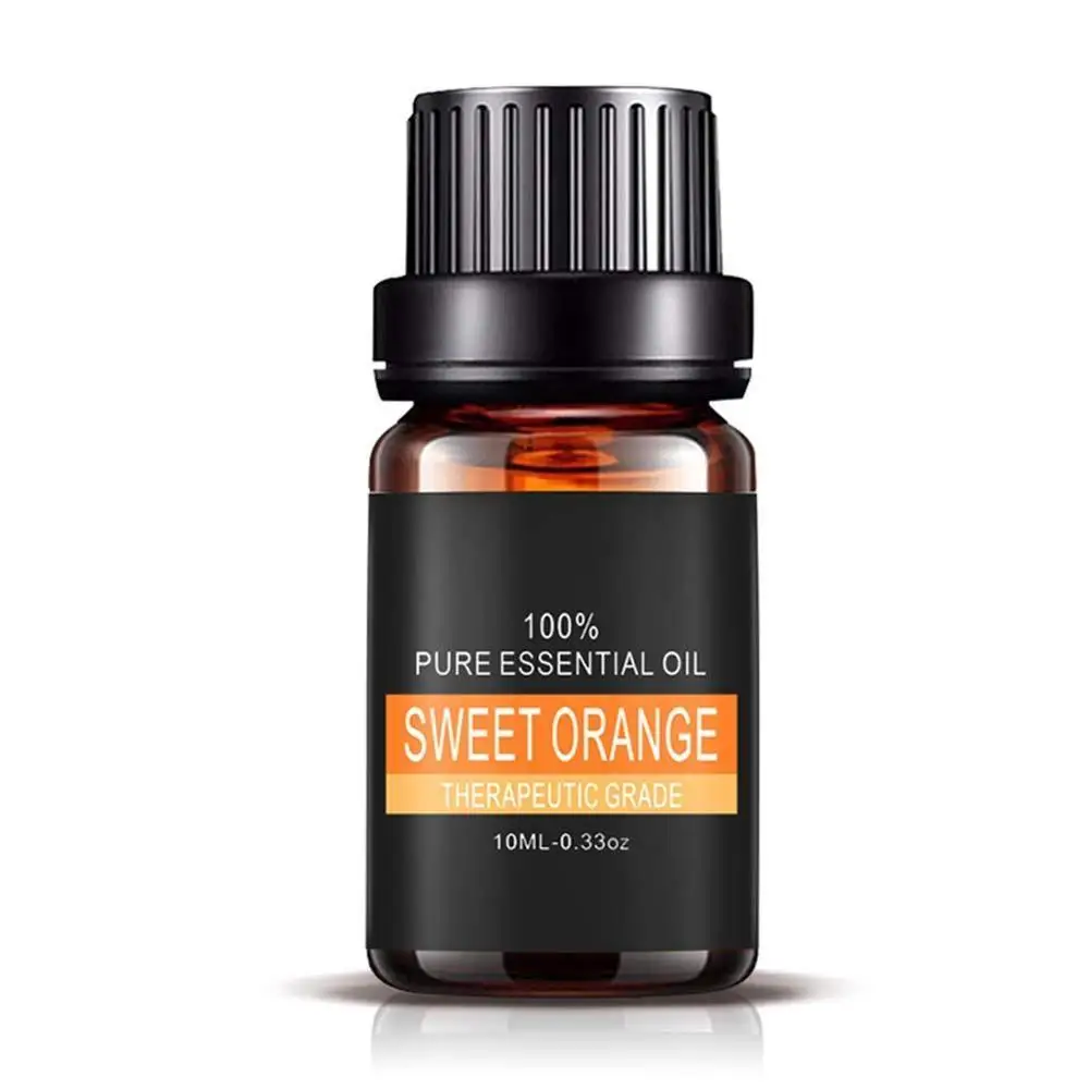 Чистое растительное натуральное ароматерапевтическое эфирное масло для ароматических диффузоров ароматическое масло лаванда Лемонграсс дерево масло уход на воздухе - Цвет: Sweet orange