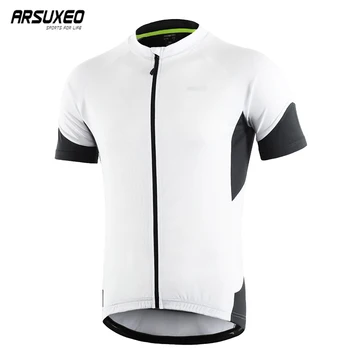 

ARSUXEO 2020 Men Summer Cycling Jersey Quick Dry Short Sleeves Bike Jersey MTB Mountain Shirts Bicycle Clothing Pro Team 650