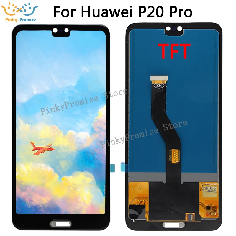 

TFT for Huawei P20 Pro lcd Display Touch Screen Digitizer Assembly P20 Pro lcd with frame 6.1" For Huawei p20 pro screen Replace