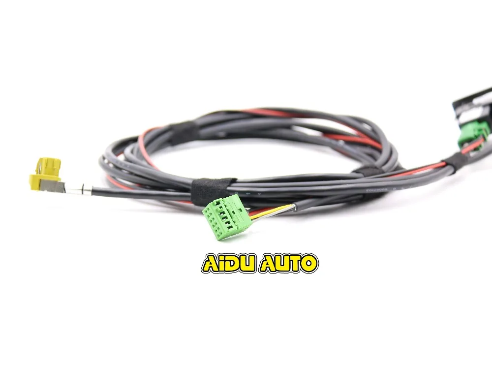  AIDUATO For VW Golf 7 MK7 CarPlay MDI USB AMI Install Plug Socket Switch Button Harness 5G0 035 222