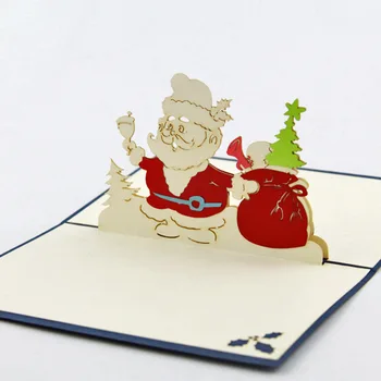 

Qubiclife cheers Santa Claus Christmas cards wholesale Christmas cards