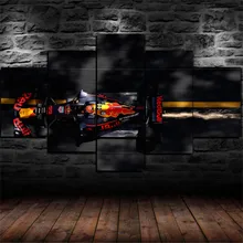 F1 Red Bull Racing 5P картины печать на холсте HD Абстрактная Картина на холсте офисная настенная живопись Домашний декор настенные картины