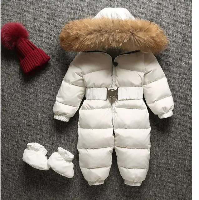 30 Russia Winter Baby Girls Romper Wram Snowsuits Down Jackets Boys