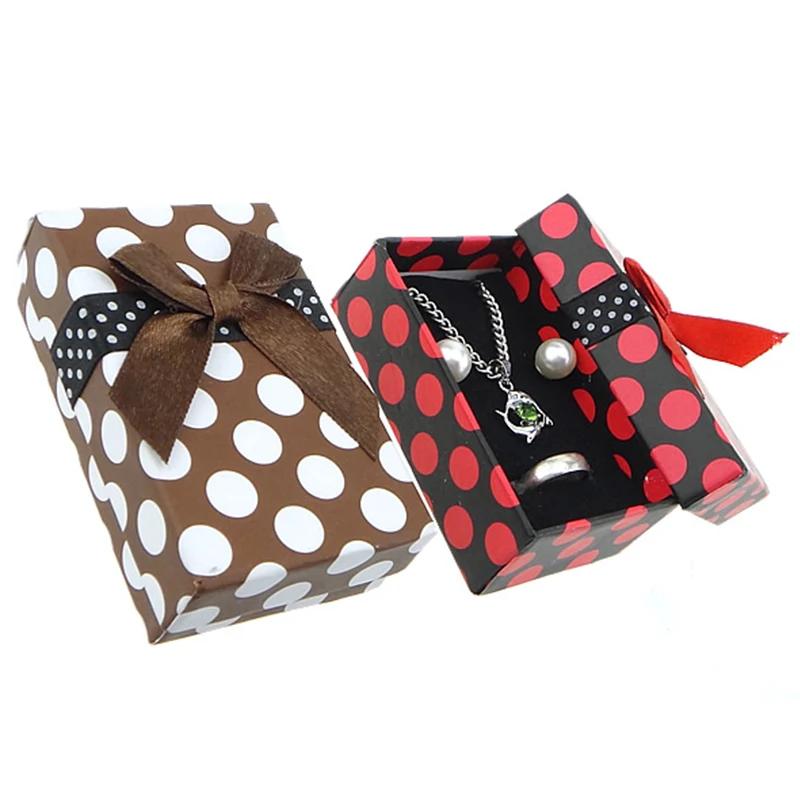 

72PCs/Lot Necklace Gift Boxes Cardboard Jewelry Set Box, Rectangle, mixed colors, 50x79x26mm, caja de regalo Sold By Bag