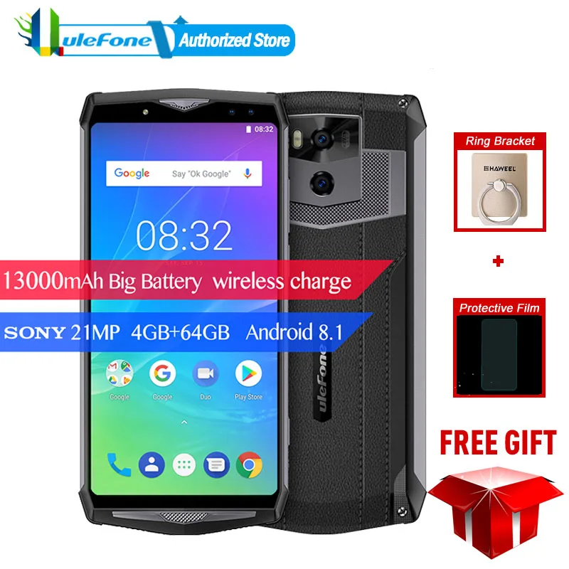 Ulefone power 5s смартфон 4G LTE телефон 13000 мАч 6 0 &quotFHD MTK6763 8 Core Android 1 4 Гб ОЗУ 64 ПЗУ 21 МП