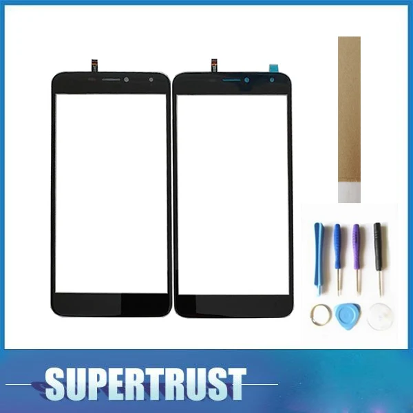 

For BQ Mobile BQS-5520 Mercury BQS 5520 BQS5520 Touch Screen Digitizer Front Glass Lens Sensor Black color with tools