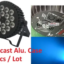 Eyourlife Led Par Светильник 180 Вт литой алюминиевый чехол плоский Par Led 18x12 Вт RGBW DMX лазерный сценический светильник ing DJ Disco вечерние светильник s