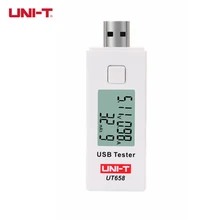 UNI-T UT658 USB Tester Voltmeter Ammeter Digital LCD Voltage Monitor Current Meter Capacity Tester 9V 3A With Backlight