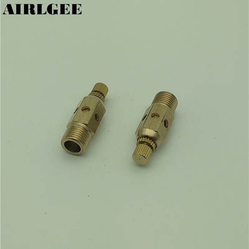 

2 x Adjustable 1/8" PT Thread SC Sintered Bronze Exhaust Muffler Throttle Valve