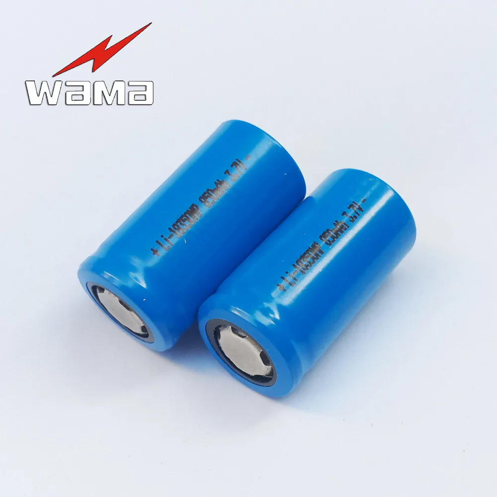 

2pcs/lot Real Capacity 900mAh 18350 Li-ion lithium 3.7V Rechargeable Electronic Cigarette Battery Power Bank Flashlight Torch