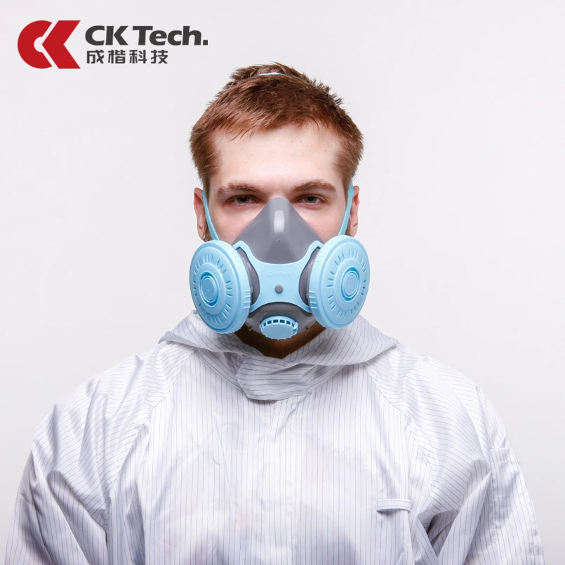 

CK Tech. Half face Anti-dust Masks Silicone Electric Welding Mask Painting Spraying Industrial Coal Mine Labor Protective Mask