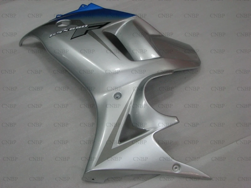 GSX650F 2008 2013 Катана Пластик Обтекатели GSX650 Набор для всего тела 2010 светильник сине