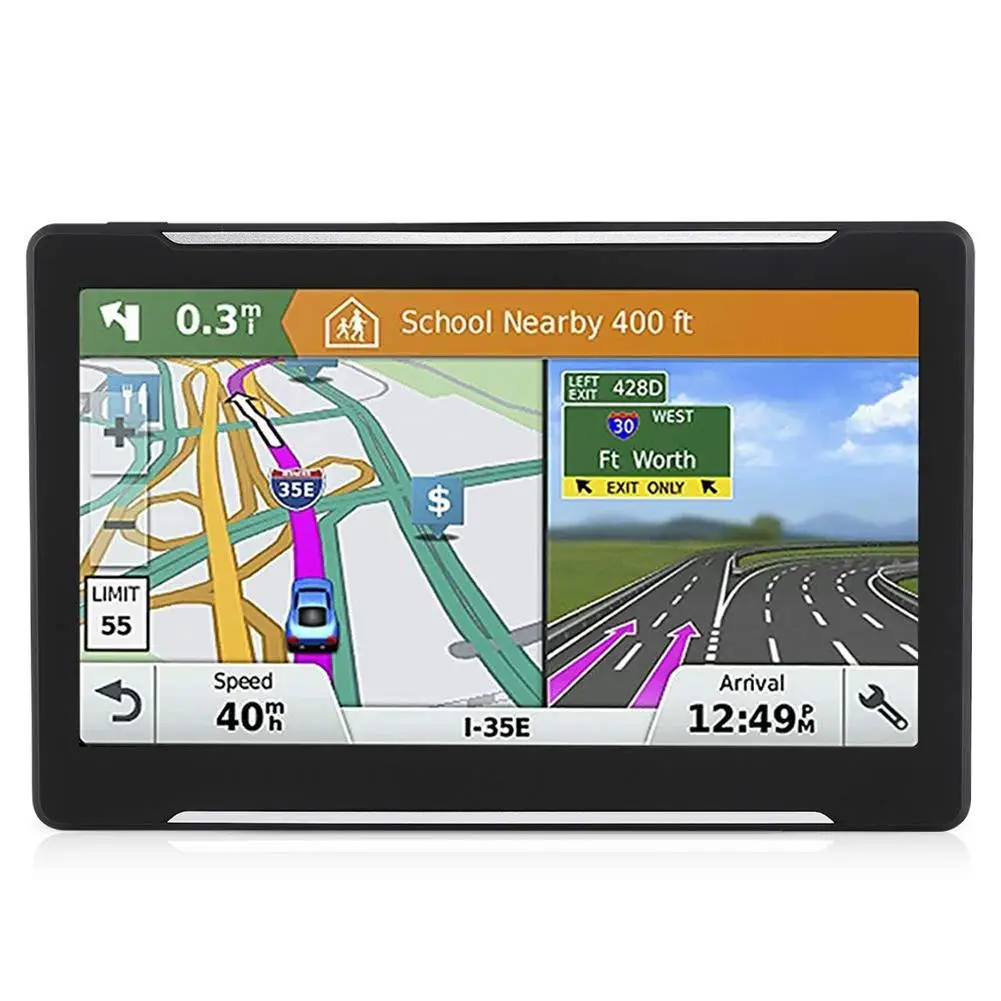 7-дюймовый автомобильный gps Портативный навигатор 256-8 Гб HD емкостный дисплей gps спутниковой навигации с карты мира