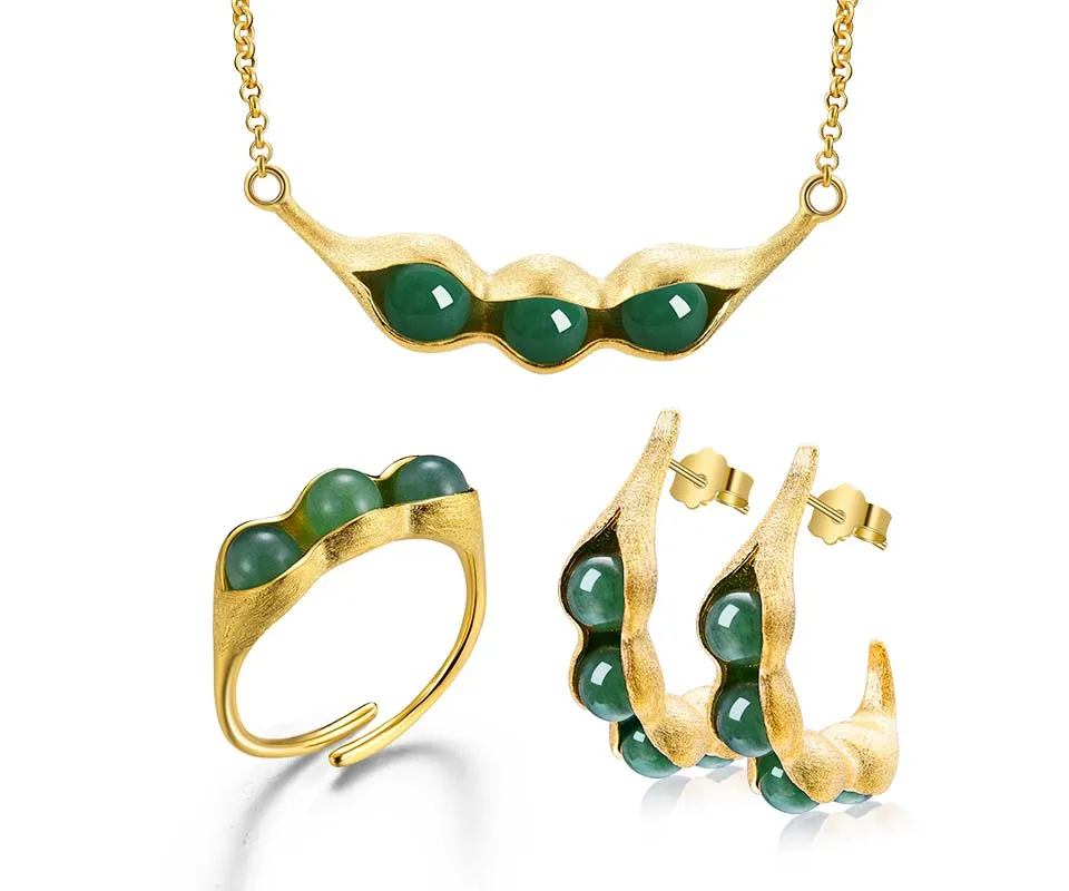 Green Stones Pea Pods豌豆