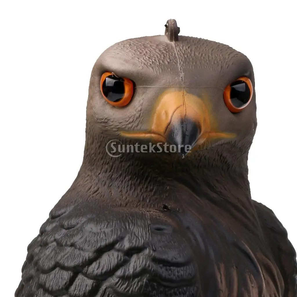 2 шт./компл. Реалистичная 3D Реалистичная орла охотничья приманка для охоты сорняки борьбы с вредителями птица голубь Ворон страшное чучело садовое украшение