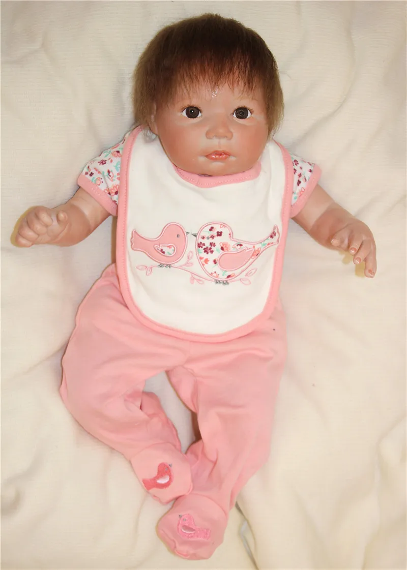 Новейшая Кукла reborn 18 &quot48 см Силиконовая babies мягкая хлопковая кукла с соской Bebe