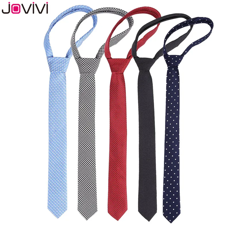 Jovivi 1 Pc 5cm Mens Wedding Shirt Tie Business 2 Inches Skinny Silky Neckties Houndstooth