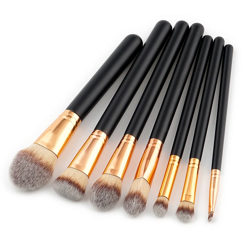 

7Pcs Complete Makeup Brushes Set Professional Luxury Set Make Up Tools Kit Powder Shadow Cosmetic Beauty Brush Set