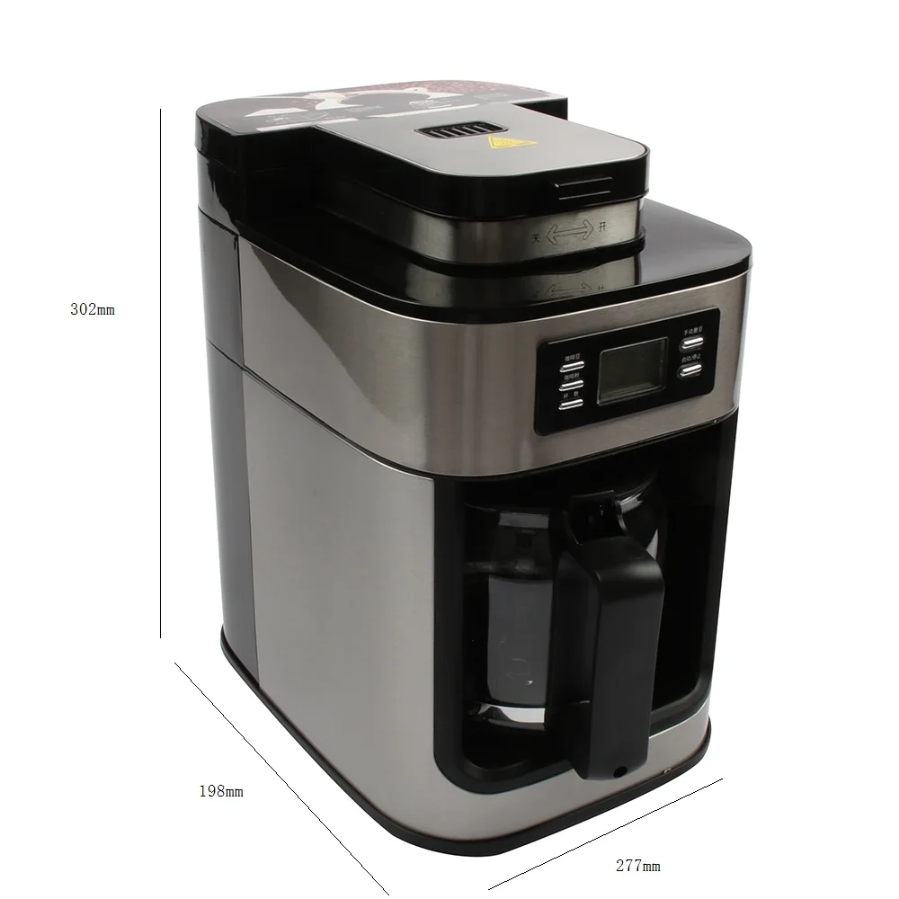DMWD 1.2L кофемашина автоматическая Электрический Кофе машина американская