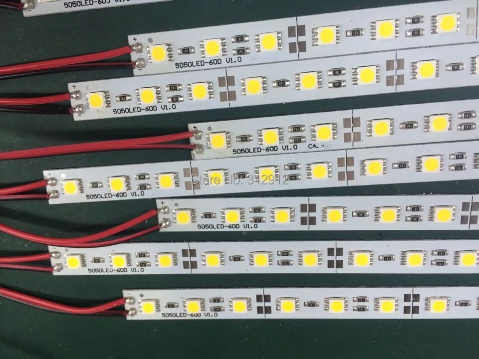 1 м 5630 LED 72leds/M жесткая, не водонепроницаемый; alu материал; DC12V вход