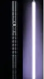 Yanqing metal lightsaber for lightsaber combat, single color led, Y2 purplecyan, only sell hilt - Цвет: blackhilt whiteled