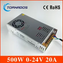 power supply 0 24V 500W switching power supply transformer Adjustable font b Led b font font