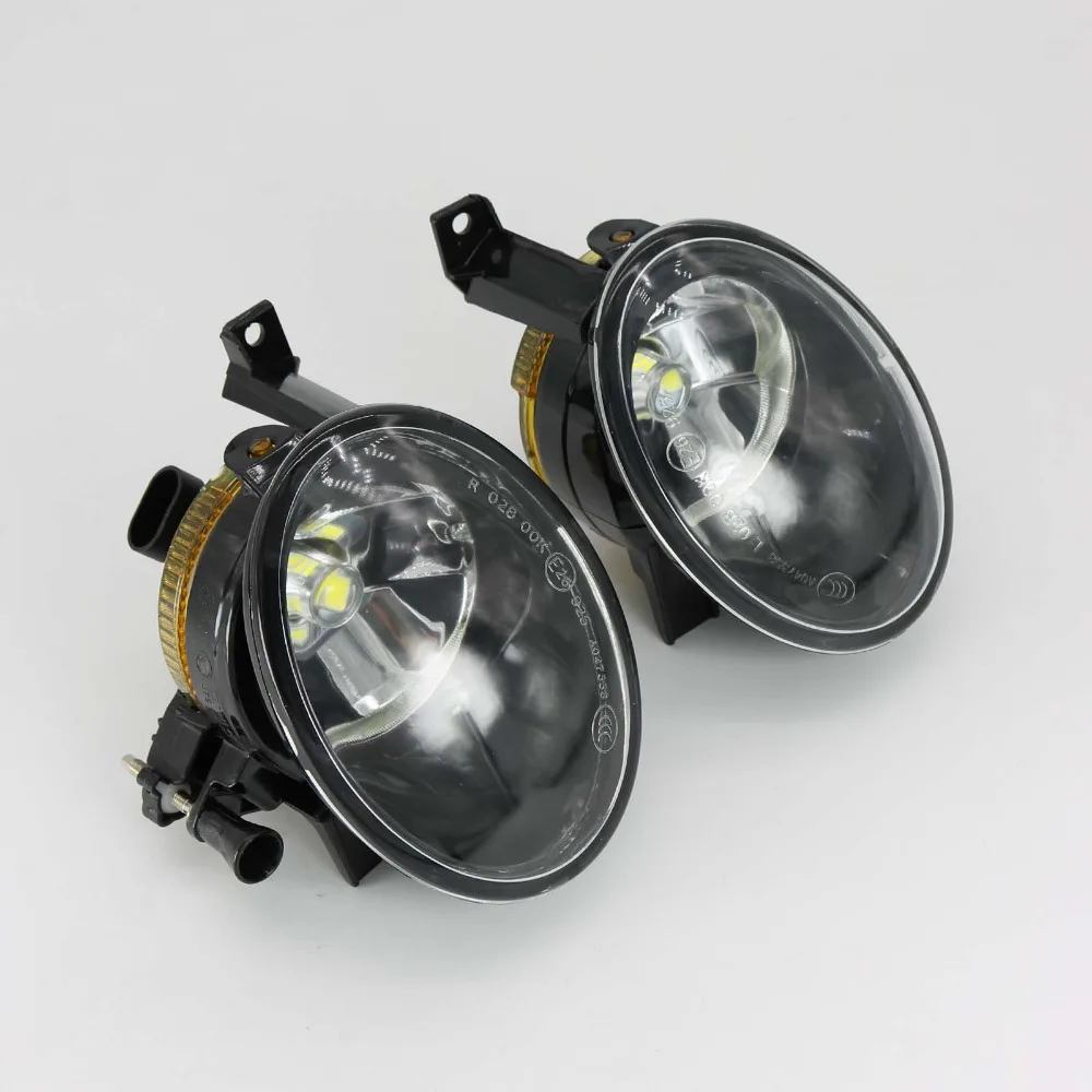  2Pcs LED Light For VolksWagen VW Touareg 2011 2012 2013 2014 Car-Styling Front LED Fog Light Fog La - 32831027271