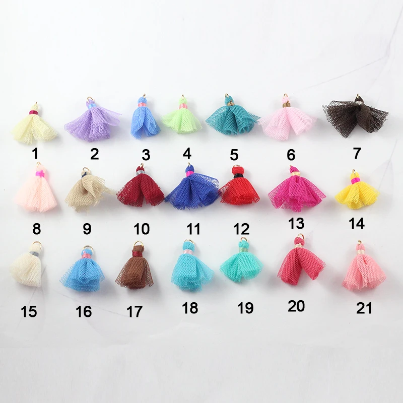 30PCS 2.5CM Polyester Tassel For Keychain Cellphone Straps Full Tassels Fringe DIY Jewelry Charms jewelry accessories 30PCS 2.5CM Polyester Tassel For Keychain Cellphone Straps Full Tassels Fringe DIY Jewelry Charms jewelry accessories