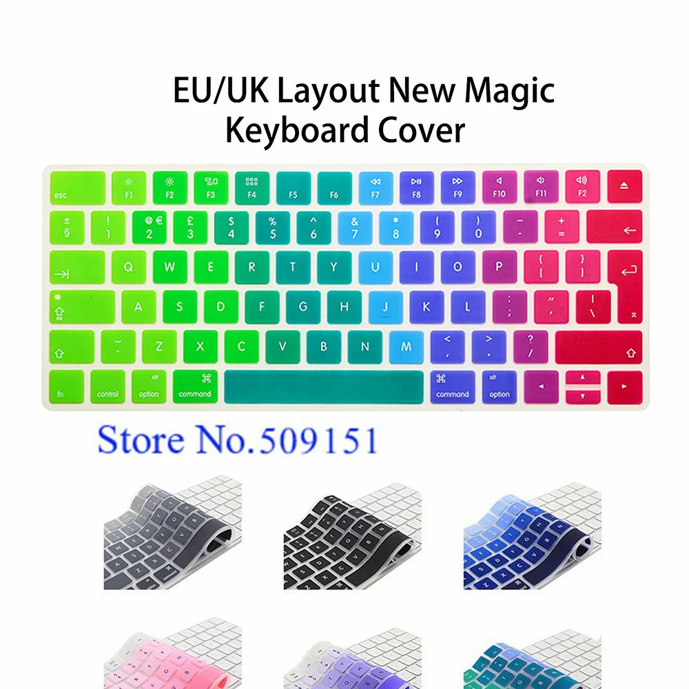 Ultra-Slim-Silicone-Keyboard-Cover-for-Magic-Keyboard-MLA22LL-A-U-EU-ENGLISH-2nd-Gen