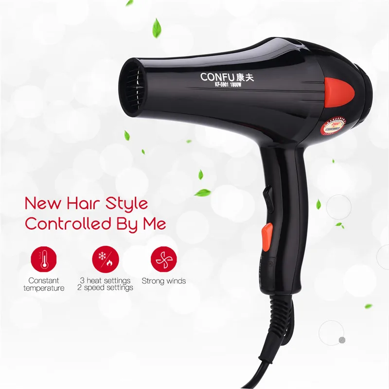 

220-240V Hair Dryer Constant Temperature Blow Dryer Collecting Nozzle Hairdryer Professional Hair Blower Travel Household Use