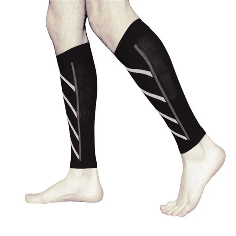 

1Pair Compression Thin Calfskin Sports Socks Compression Socks Night Running Nylon Fluorescent Leggings Basketball Socks