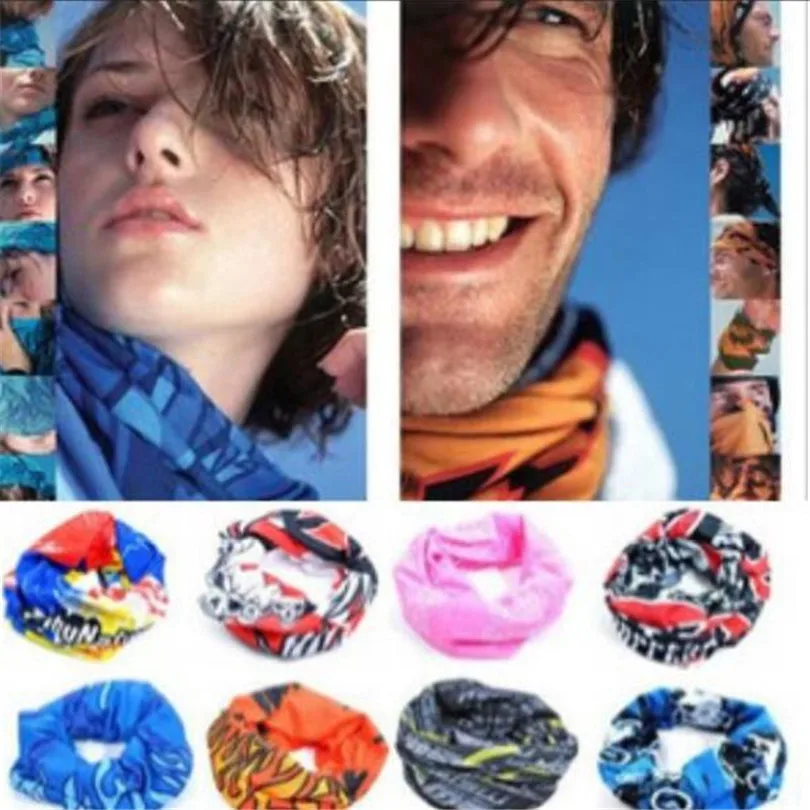 Best CKAHSBI Headband Outdoor Sports Neck Warmer Cycling Bike Bicycle Riding Face Mask Head Scarf Scarves Bandana Turban Pirate Hat